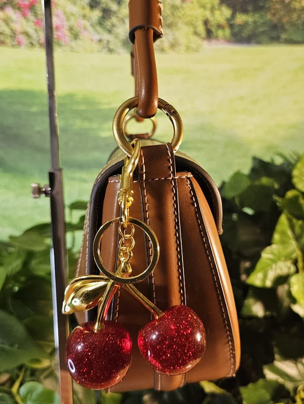 ZARA Brown Structured Saddle Bag Faux Leather 3 Straps NWOT